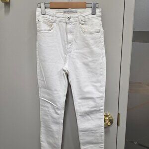 ZARA Trafaluc Denimwear White Skinny Jeans